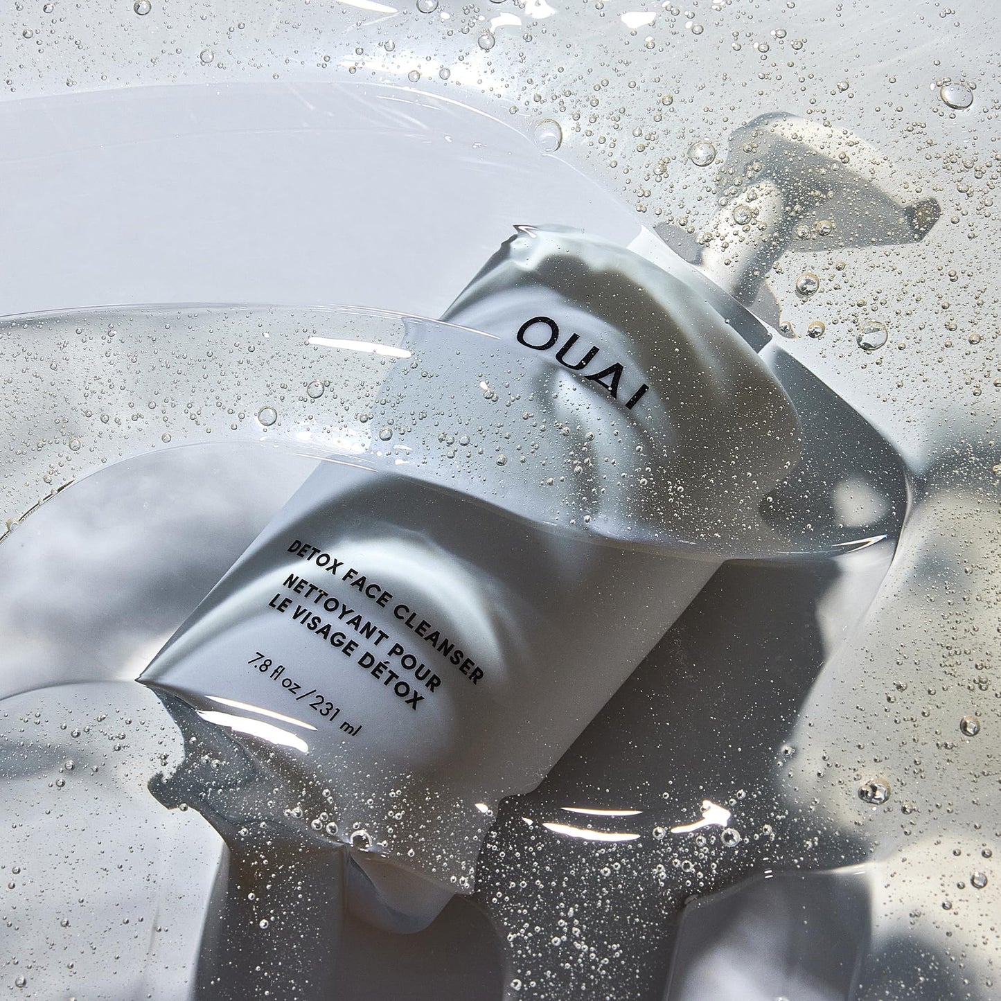 OUAI Detox Facial Cleanser - Deep Cleansing Face Wash with Glycolic Acid, Niacinamide & PHA - Removes Sweat, Dirt & Oil Without Drying - Gentle Face Cleanser for Post-Workout (7.8 Fl Oz) OUAIBuy Supplements Australia