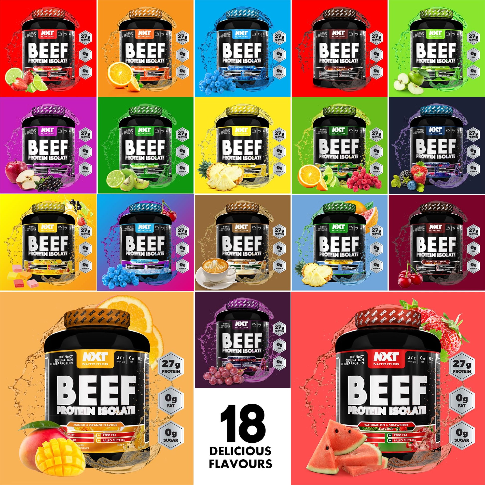 NXT Nutrition Beef Protein Isolate Powder - Protein Powder High in Natural Amino Acids NXT NutritionBuy Supplements Australia