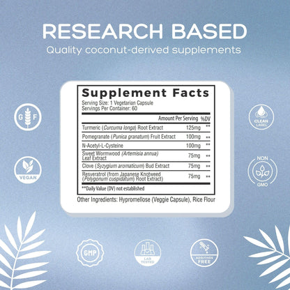 Natural Cure Labs Biofilm Complex – Premium Botanicals & Herbs | Digestive & Immune Wellness Support | Vegan, Non-GMO, Gluten-Free