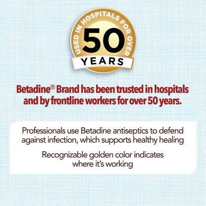 Betadine Antiseptic First Aid Solution, Povidone-Iodine 10%, Infection Protection, Kills Germs in Minor Cuts Scrapes and Burns, No Sting Promise, No Alcohol or Hydrogen Peroxide, 8 FL OZ Betadine buy supplements Au