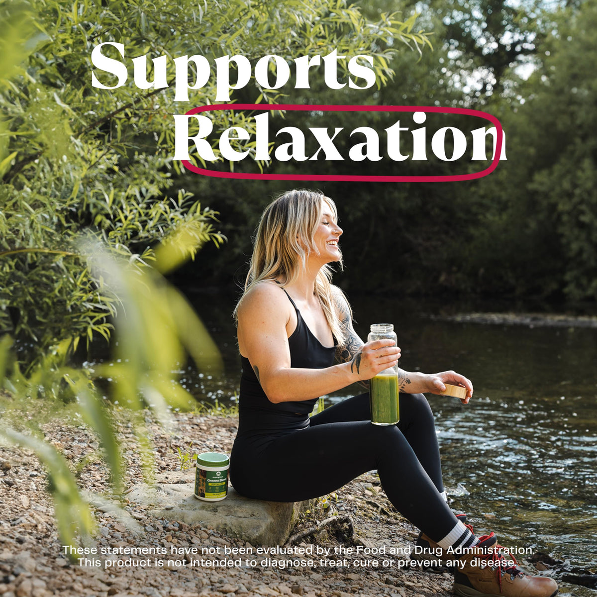 Amazing Grass Greens Blend Mood: Super Greens Powder Smoothie Mix for Mood, Relaxat Amazing GrassBuy Supplements Australia
