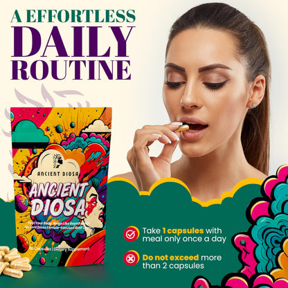 ANCIENT DIOSA Grass Fed Beef Liver Capsules - Female-Focused Organ Supplement with Liver, Heart, Ovary & Uterus - Supports Hormone Balance & Vitality, Whole Body Wellness - 60 Capsules ANCIENT DIOSABuy Supplements Australia