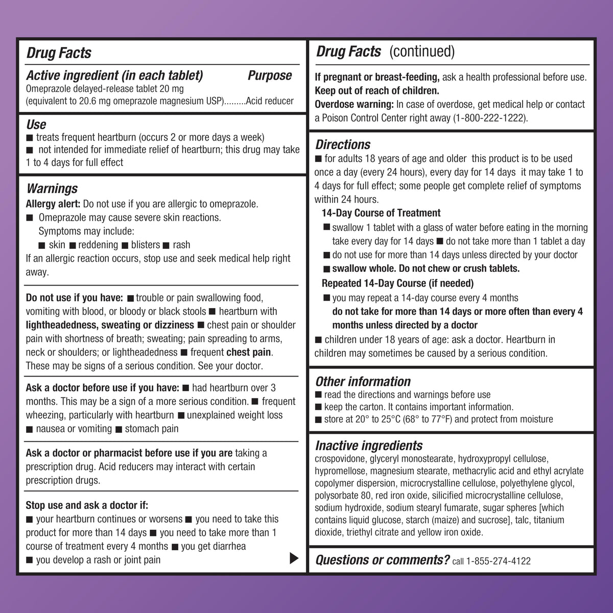 Amazon Basic Care Omeprazole Delayed Release Tablets 20 mg, Acid Reducer, treats frequent heartburn,, Cream, Regular, 42 Count (Pack of 1), 42 Count, Amazon Basic Care buy supplements Au