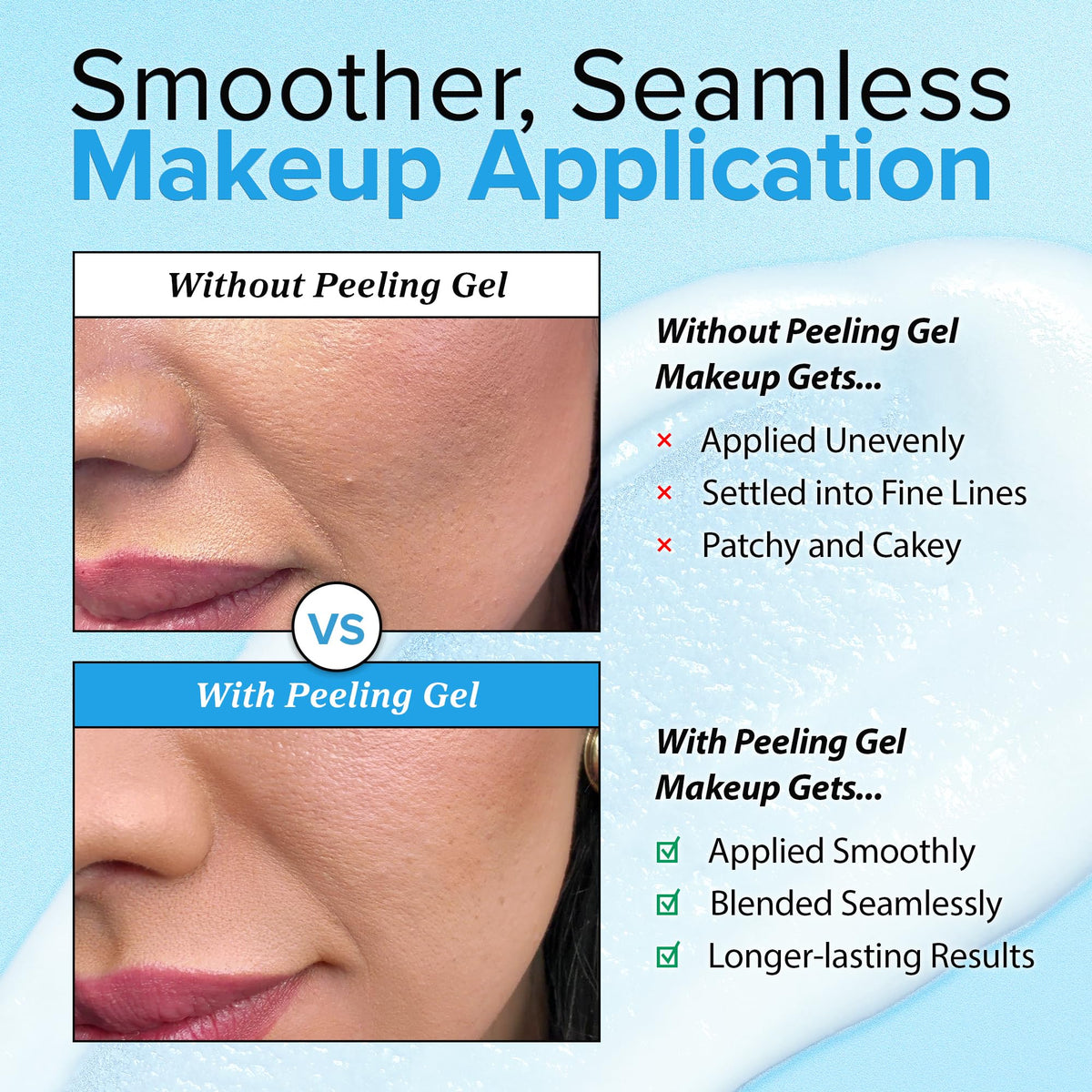 Ebanel Brightening Peeling Gel with Cotton Cellulose, Rice, Papaya, Centella, Hyaluronic Acid for Face and Body, Gentle Exfoliating Face Scrub Gel Peel Wash, Deep Pore Cleanser Minimizer Exfoliator Ebanel buy supplements Au