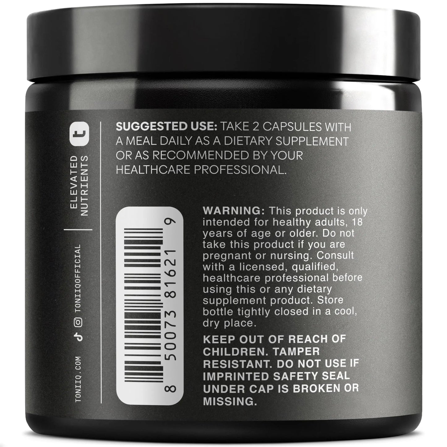 Toniiq 46,620 mg Olive Leaf Extract Complex – with 85% Oleanolic Acid, 50% Oleuropein & 20% Hydroxytyrosol - 50:1 Extract Ratio – 1000mg Extract Per Serving – Third-Party Tested – 120 Capsules Toniiq buy supplements Au