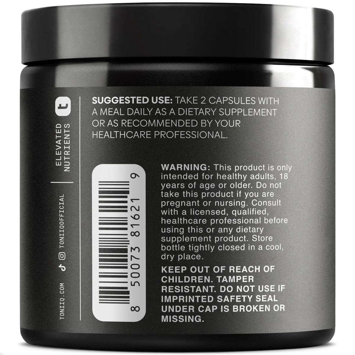 Toniiq 46,620 mg Olive Leaf Extract Complex – with 85% Oleanolic Acid, 50% Oleuropein & 20% Hydroxytyrosol - 50:1 Extract Ratio – 1000mg Extract Per Serving – Third-Party Tested – 120 Capsules Toniiq buy supplements Au