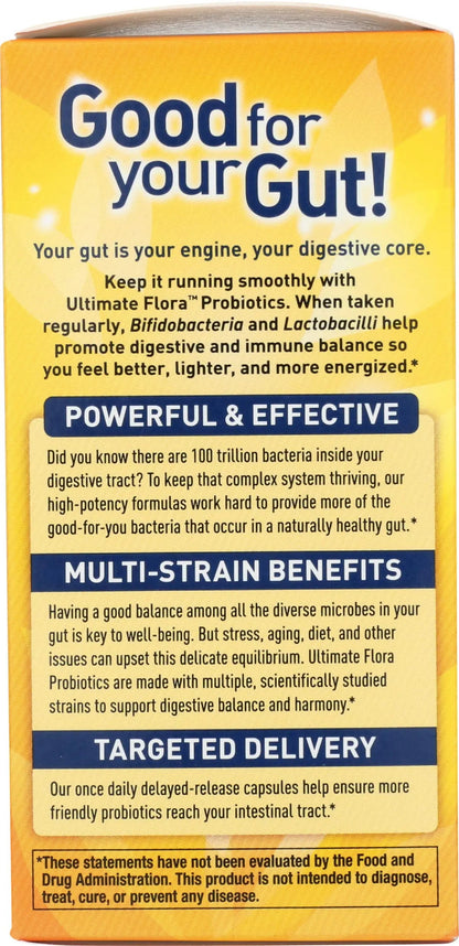 Renew Life Probiotic Adult 50 Plus Probiotic Capsules, Daily Supplement Supports Urinary, Digestive and Immune Health, L. Rhamnosus GG, Dairy, Soy and gluten-free, 30 Billion CFU, 30 Count Renew LifeBuy Supplements Australia