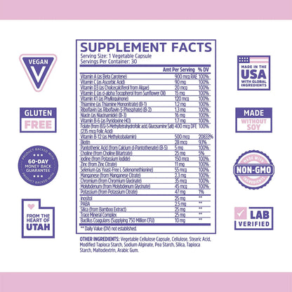 Zhou Daily Boost - Probiotic Multivitamin for Women & Men, Immune Support, Antioxidant & Eye Health Supplement with Vitamin A, Vitamin C ZHOUBuy Supplements Australia