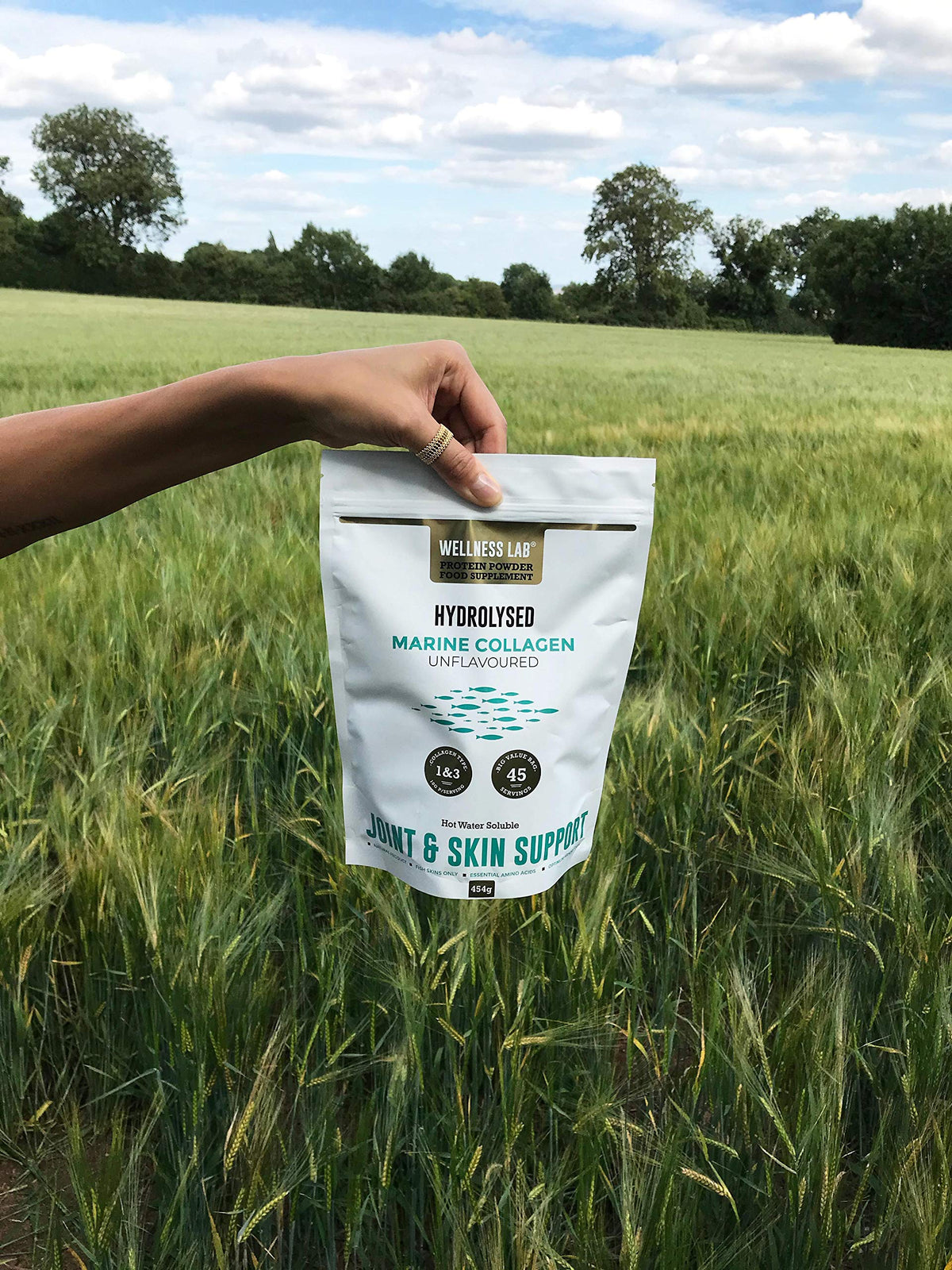Cleanest Marine Collagen Peptides | Wellness Lab 454g | Type I,III | Highest Bioavailability Hydrolysed Protein Wellness LabBuy Supplements Australia