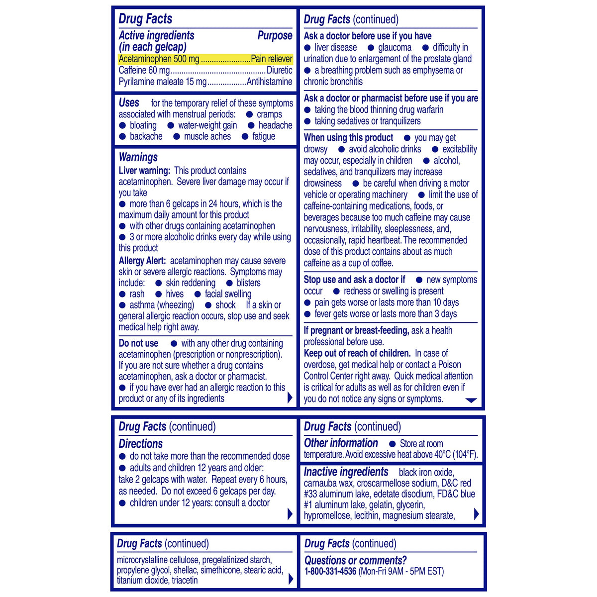Midol Complete Gelcaps 24ct: Midol Complete Menstrual Pain Relief Gelcaps with Acetaminophen for Menstrual Symptom, PMS Relief, and Period Cramp Relief - 24 Count MidolBuy Supplements Australia