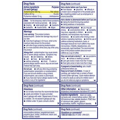 Midol Complete Gelcaps 24ct: Midol Complete Menstrual Pain Relief Gelcaps with Acetaminophen for Menstrual Symptom, PMS Relief, and Period Cramp Relief - 24 Count MidolBuy Supplements Australia