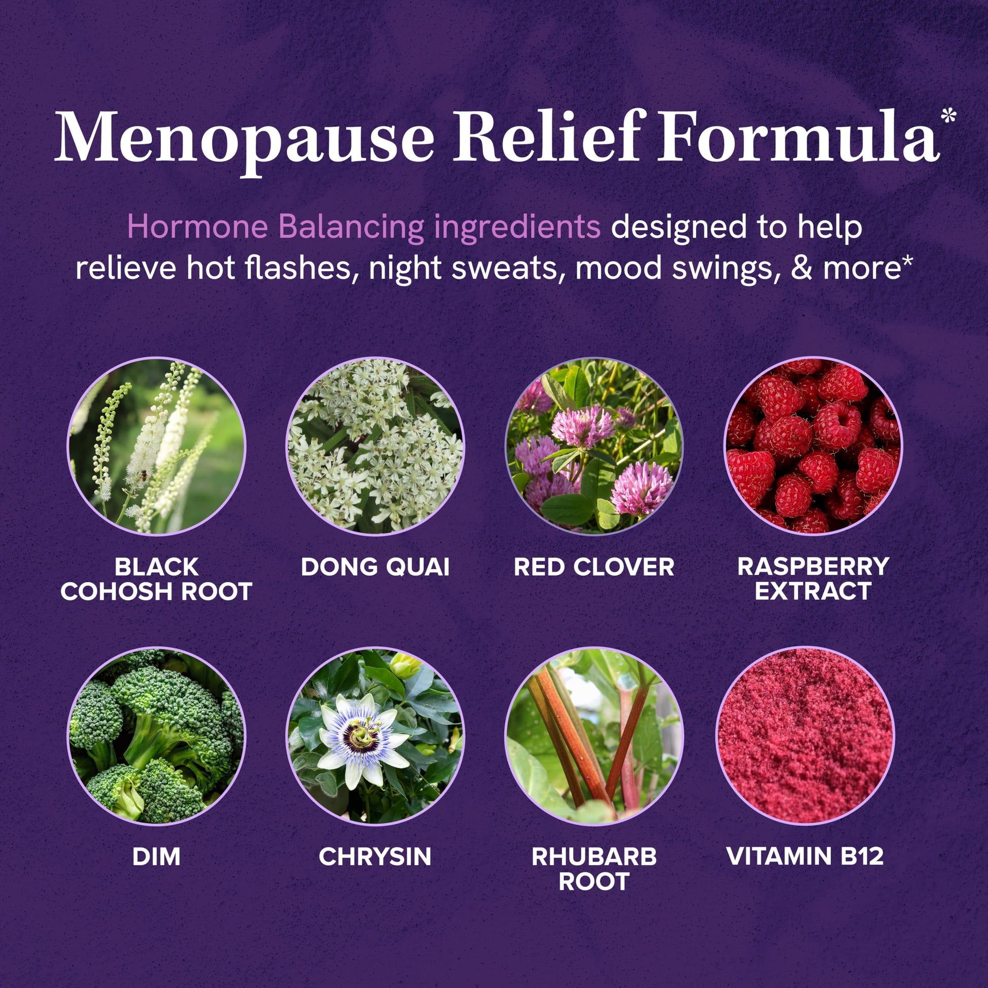 Menopause Supplements for Women Hot Flashes & Night Sweats | Hormone Balance, Menopause Relief for Women & Perimenopause Support | With Black Cohosh, DIM & Red Clover | 60 Ct (2 Month Supply) SMNutritionBuy Supplements Australia