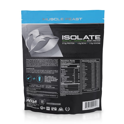 Muscle Feast Grass-Fed Whey Protein Isolate, All Natural Hormone Free Pasture Raised Muscle FeastBuy Supplements Australia