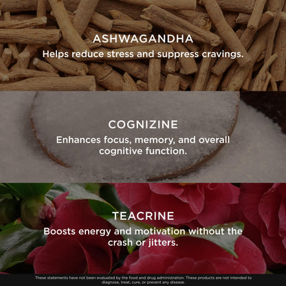 Genius Thermogenic Fat Burner, 60 Diet Veggie Pills - Weight Loss & Metabolism Supplement, Appetite Suppressant & Energy Booster - Caffeine-Free Nootropic Focus & Brain Boost - Ashwagandha & TeaCrine The Genius BrandBuy Supplements Australia