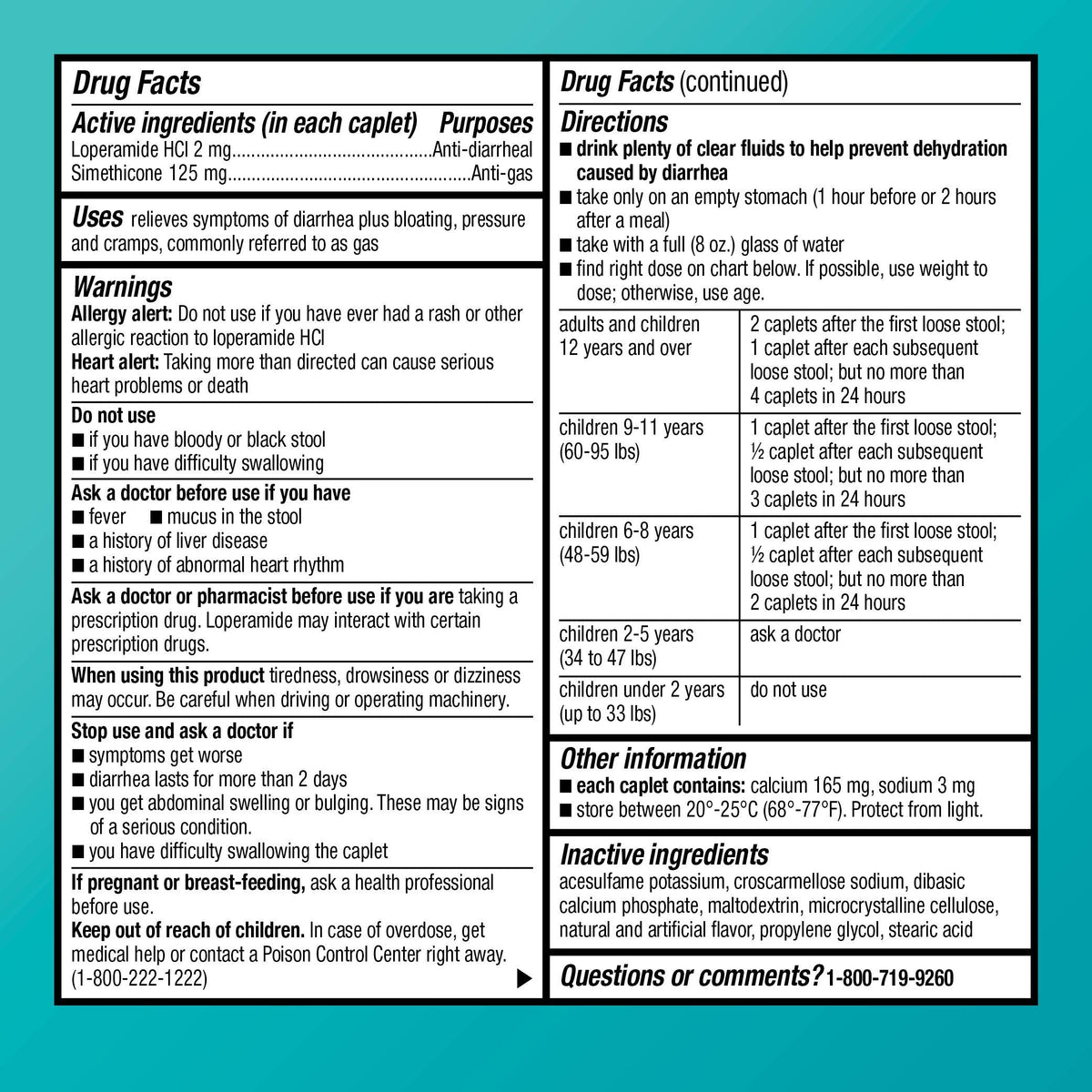 Amazon Basic Care Loperamide Hydrochloride 2 mg and Simethicone 125 mg Tablets, Multi-Symptom Relief, Anti-Diarrheal, Bloating and Cramps, Gas Relief, 24 Count Amazon Basic Care buy supplements Au