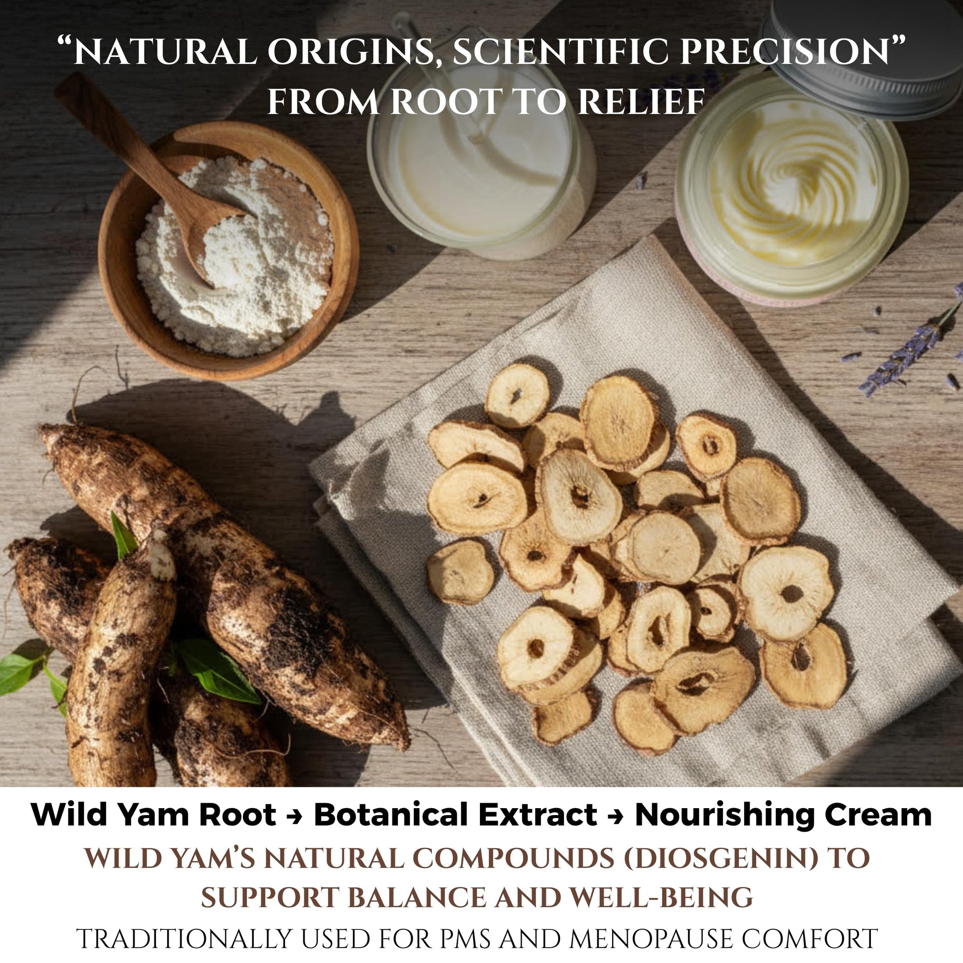 Seraphime Wild Yam Cream for Hormone Balance - Gift for Mom - Menopause and PMS Support for Women - Wild Yam Balancing Cream - Hot Flashes, Night Sweats, Mood Swings, Low Energy - Lavender 4oz SeraphimeBuy Supplements Australia