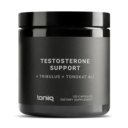 Elite T Formula - Ultra High Potency 200:1 Tongkat Ali, 30:1 Fadogia & 25% Withanolides Ashwagandha - Tribulus with 95% Saponins, Zinc, Boron & Copper - Third-Party Lab Tested - 120 Capsules Toniiq buy supplements Au