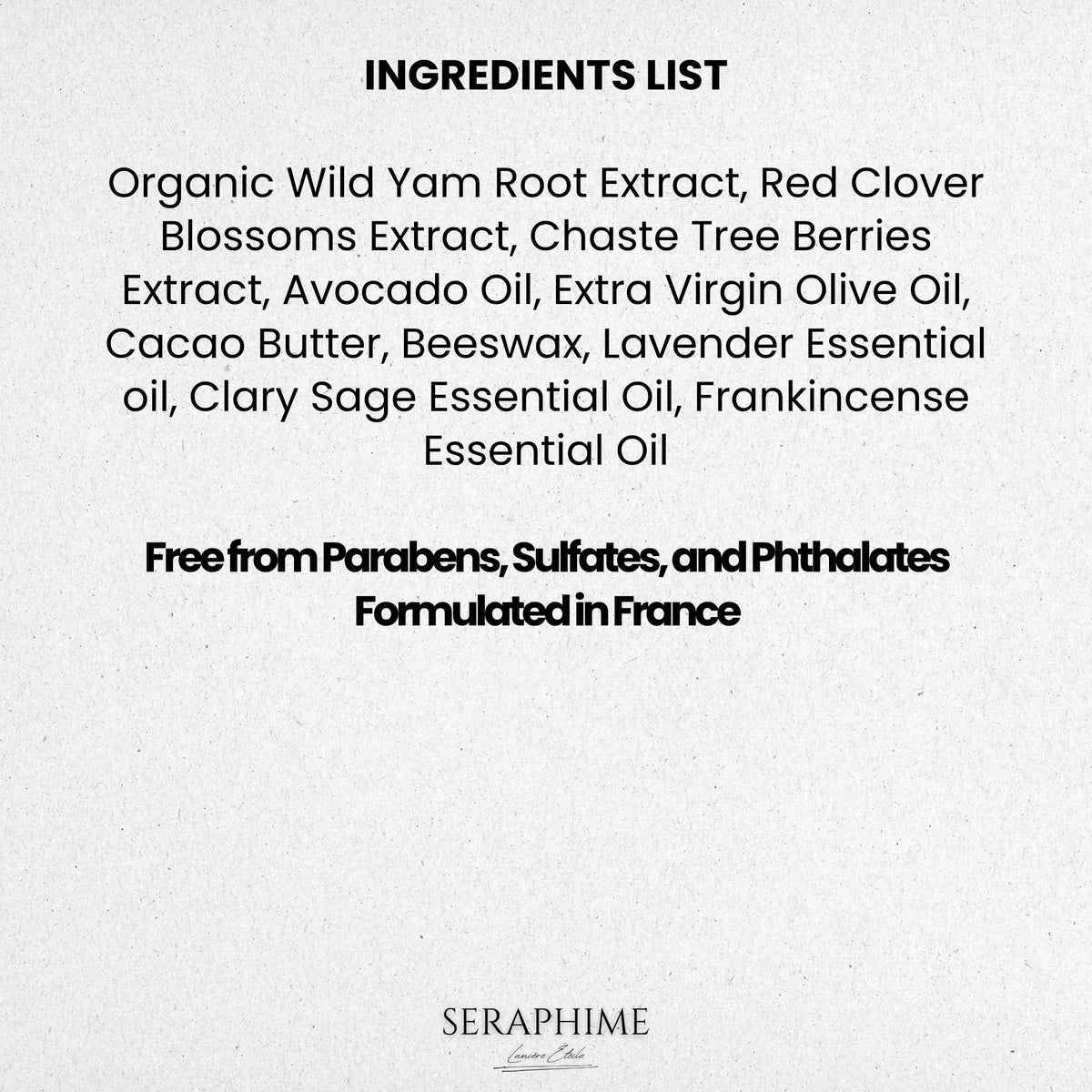 Seraphime Wild Yam Cream for Hormone Balance - Gift for Mom - Menopause and PMS Support for Women - Wild Yam Balancing Cream - Hot Flashes, Night Sweats, Mood Swings, Low Energy - Lavender 4oz SeraphimeBuy Supplements Australia