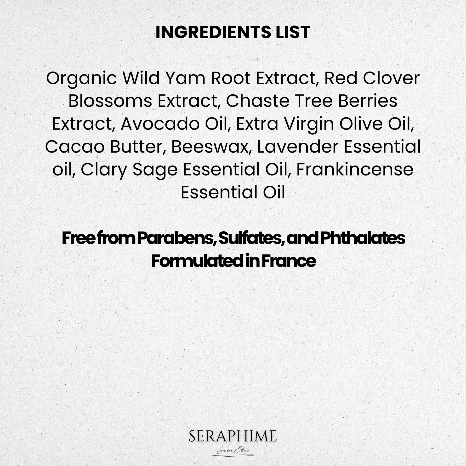Seraphime Wild Yam Cream for Hormone Balance - Gift for Mom - Menopause and PMS Support for Women - Wild Yam Balancing Cream - Hot Flashes, Night Sweats, Mood Swings, Low Energy - Lavender 4oz SeraphimeBuy Supplements Australia