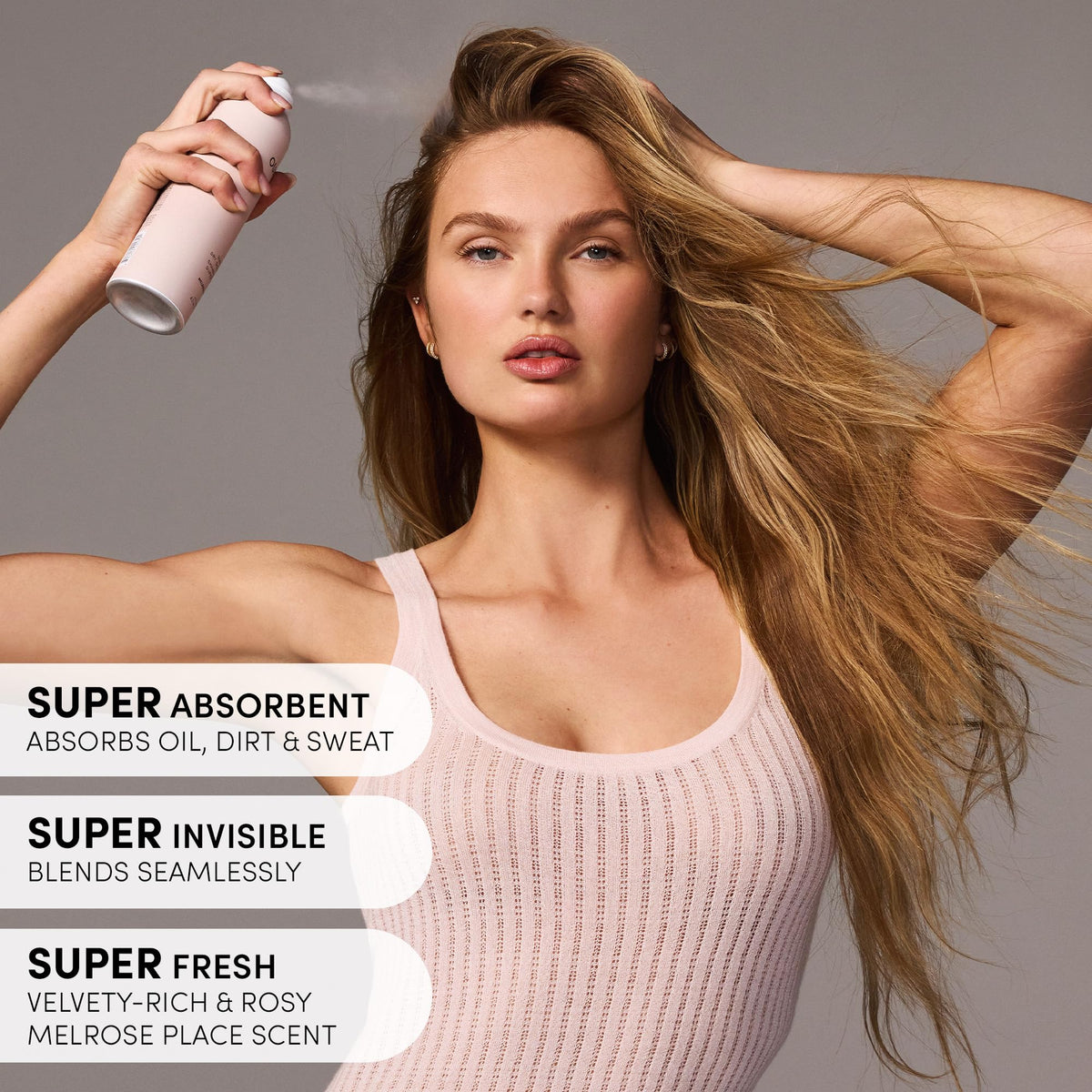OUAI Super Travel Size Dry Shampoo - Volumizing Dry Shampoo - Absorbs Oil, Dirt & Sweat - Blends Seamlessly into Hair with Zero Residue & Enriched with a Long-Lasting Scent - Melrose Place (2 oz) OUAIBuy Supplements Australia