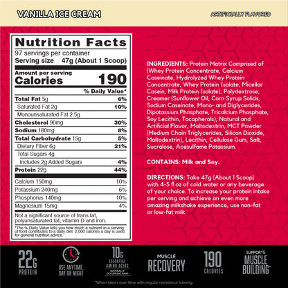 BSN SYNTHA-6 Whey Protein Powder, Vanilla Protein Powder with Micellar Casein BSNBuy Supplements Australia