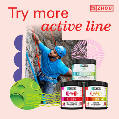 Zhou Nutrition Muscle BCAA Powder, Vegan Muscle Recovery, Natural, Clean Formula Zhou NutritionBuy Supplements Australia
