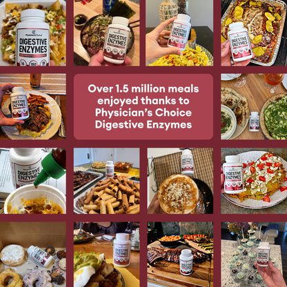 Physician's CHOICE Digestive Enzymes - Multi Enzymes, Organic Prebiotics & Probiotics Physician's CHOICEBuy Supplements Australia