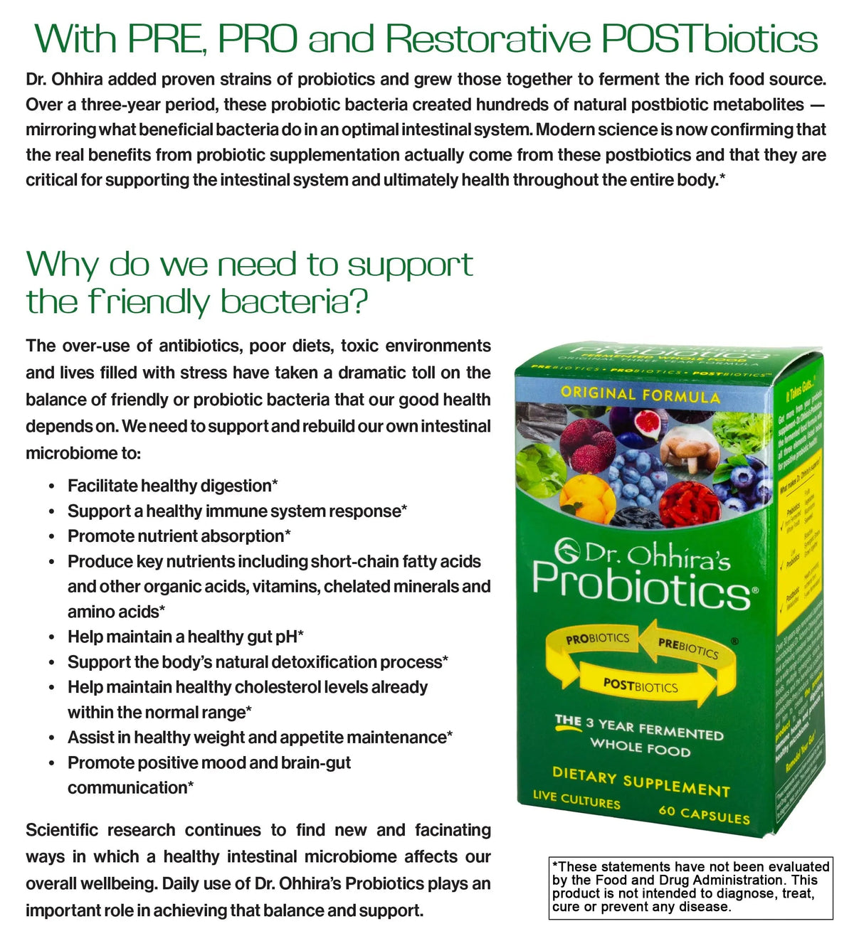 Essential Formulas Dr. Ohhira’s Probiotics Original Formula with 3 Year Fermented Prebiotics, Live Active Probiotics and The only Product with Postbiotic Metabolites, 60 Capsules Essential FormulasBuy Supplements Australia