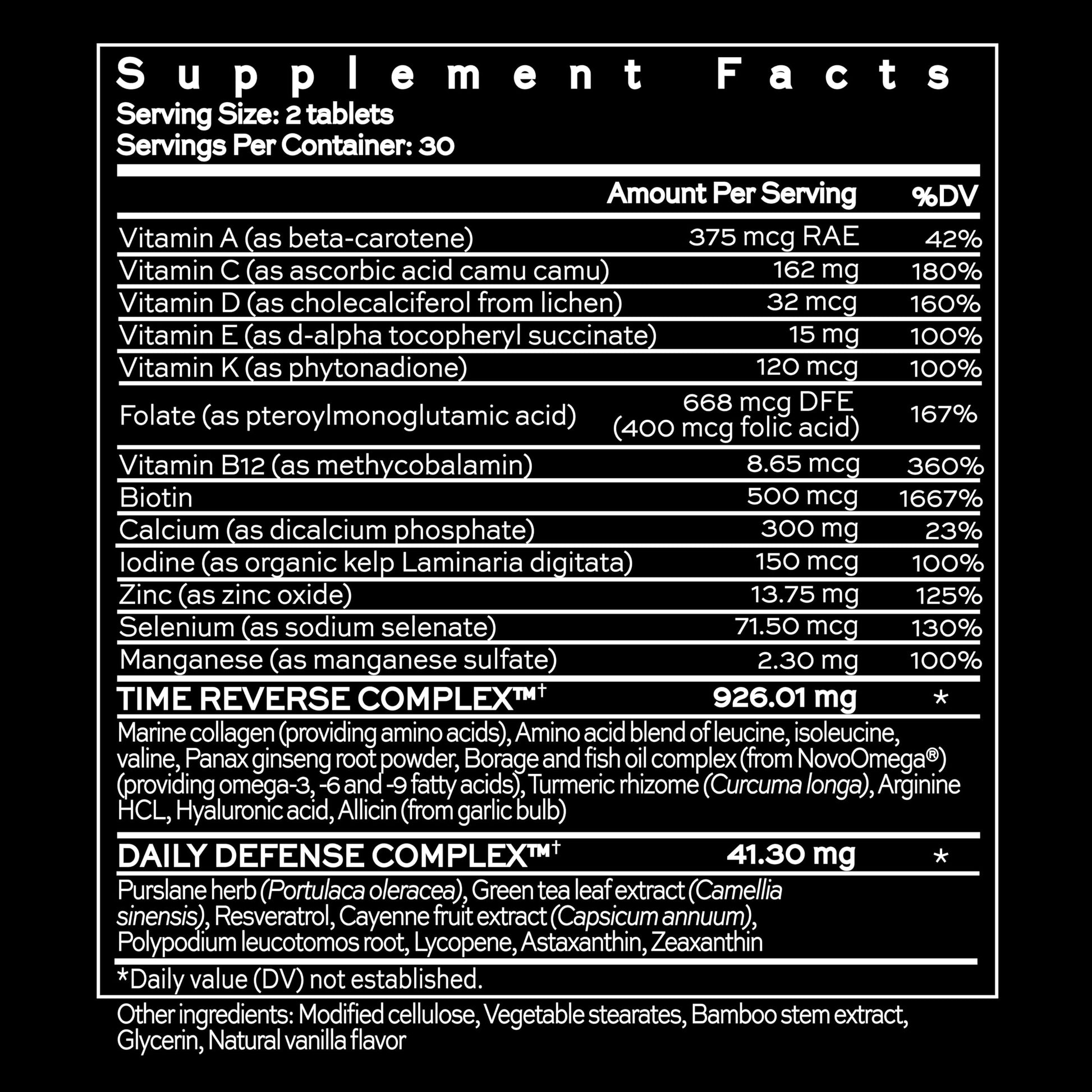 Hush & Hush TimeCapsule Multivitamin, Women's Multivitamin, Men's Multivitamin, Clean Nutraceuticals Supplements That Contains Hyaluronic Acid Hush & HushBuy Supplements Australia