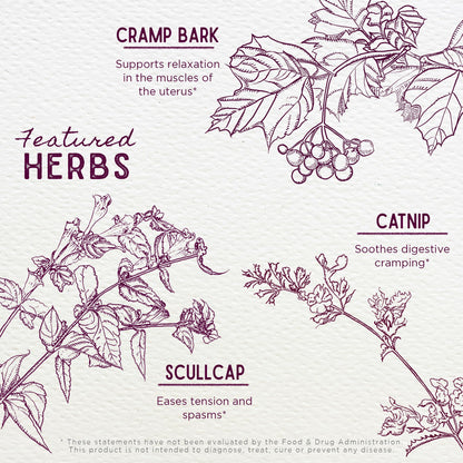 WishGarden Herbs Cramp Release - Natural Herbal Menstrual Cramp Relief Supplement with Cramp Bark, Fast-Acting Tincture Soothes Period Cramps, Supports a Healthy Hormone Cycle, Mood & Relaxation, 4oz WishGardenBuy Supplements Australia