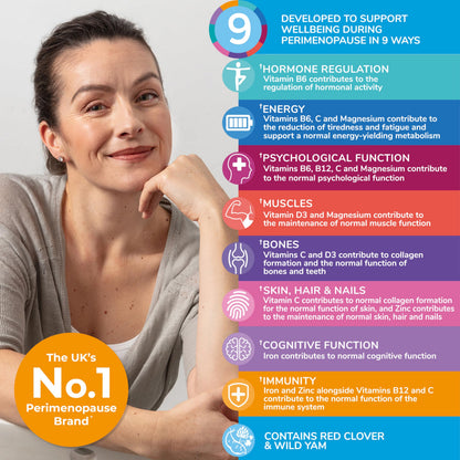 Health & Her Perimenopause & Mind+ - Multi-Nutrient and Cognitive Function Support Bundle (1-Month Supply) Health and HerBuy Supplements Australia