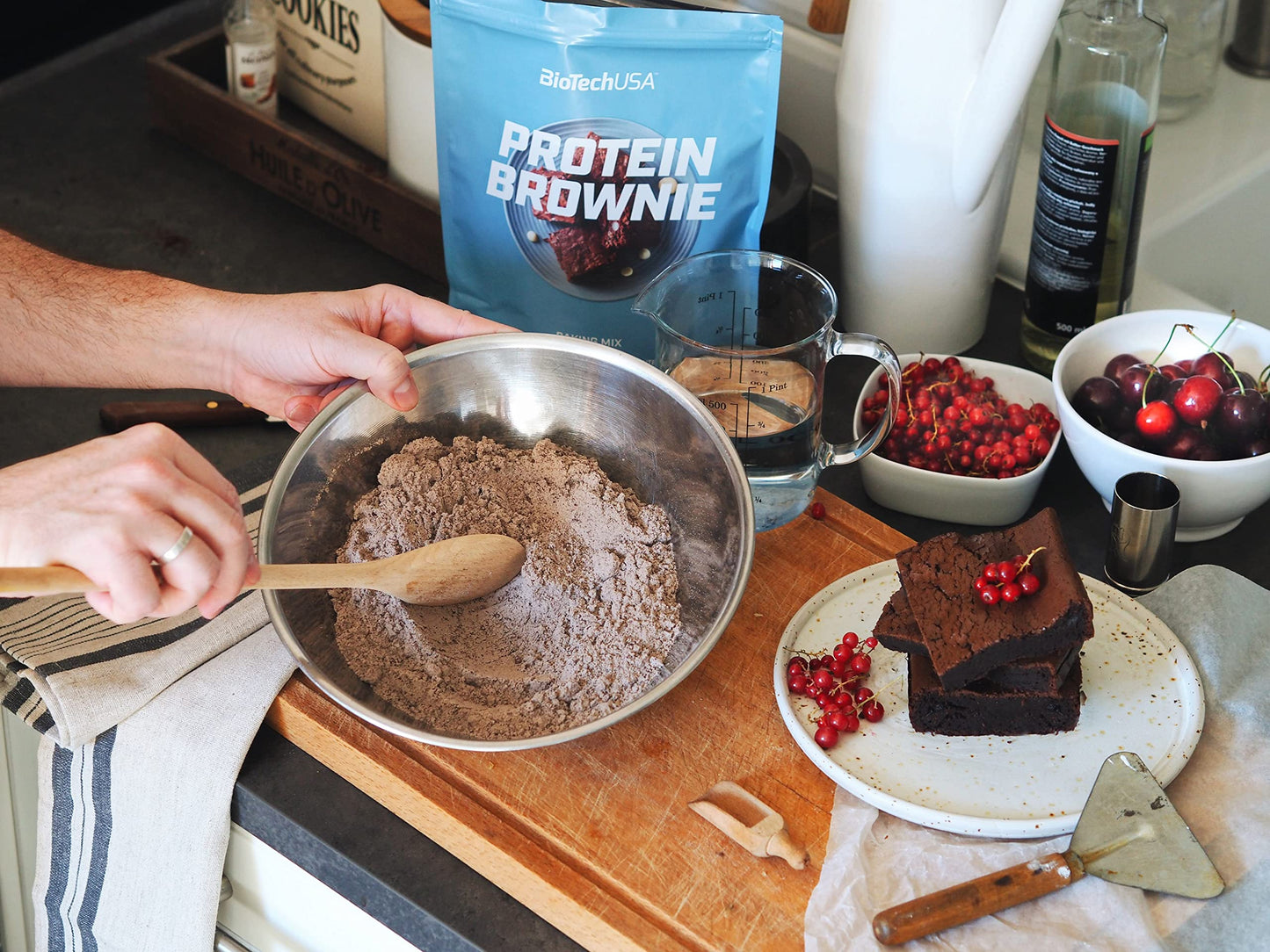 BioTechUSA Protein Brownie, Baking Mix with Collagen, whey proteins and sweeteners. 600 g, Chocolate BioTechUSABuy Supplements Australia