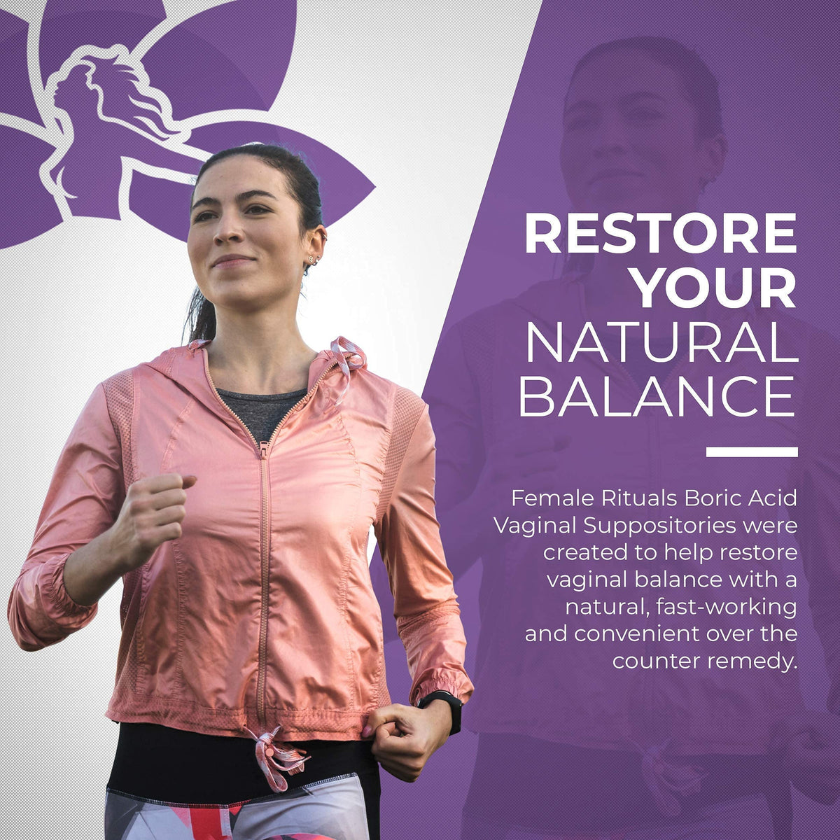 FEMALE RITUALS - Vaginal Moisturizer Boric Acid Suppositories for PH Balance - Bad Odors FEMALE RITUALSBuy Supplements Australia