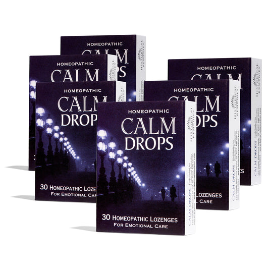 Historical Remedies Calm Drops Homeopathic Lozenges (6 Pack)| Natural Care for Emotional Relief, Vegan & Gluten-Free Organic Vanilla Flavor Drops to Promote Relaxation and a Sense of Calm Historical Remedies buy supplements Au