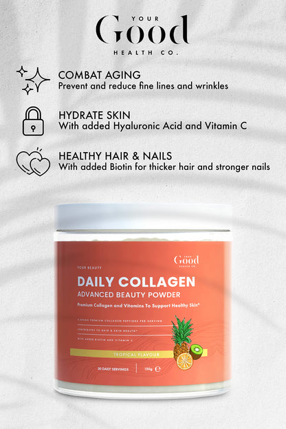 Your Good Health Co. – Your Beauty Premium Collagen Powder, Tropical | 150g Your Good Health Co.Buy Supplements Australia