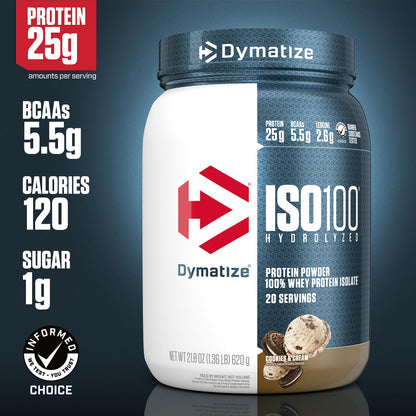 Dymatize ISO100 Hydrolyzed Protein Powder, 100% Whey Isolate Protein, 25g of Protein DymatizeBuy Supplements Australia