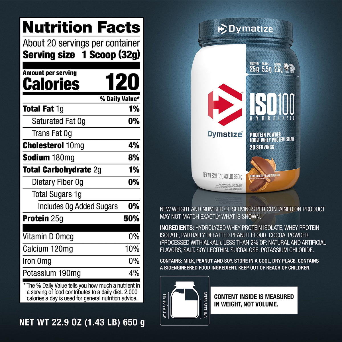 Dymatize ISO100 Whey Protein Powder with 25g of Hydrolyzed 100% Whey Isolate DymatizeBuy Supplements Australia