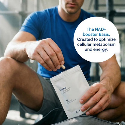 ELYSIUM Basis NAD Plus Supplement 30 Servings - with Nicotinamide Riboside 250mg and Pterostilbene 50mg - Healthy Aging Supplement & Cellular Energy ELYSIUMBuy Supplements Australia