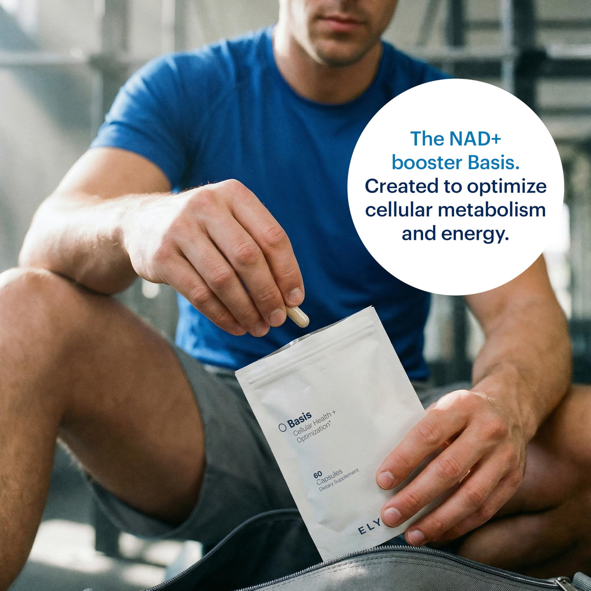 ELYSIUM Basis NAD Plus Supplement 30 Servings - with Nicotinamide Riboside 250mg and Pterostilbene 50mg - Healthy Aging Supplement & Cellular Energy ELYSIUM buy supplements Au