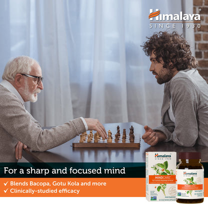 Himalaya MindCare, Nootropic Brain Supplement Booster for Mental Sharpness, Focus, Memory, and Cognitive Wellness, 1170 mg, 120 Capsules, 1 Month Supply HimalayaBuy Supplements Australia