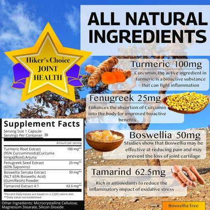 Native Source Joint Support Supplement - Turmeric - Tamarind - Boswellia - Fenugreek Native SourceBuy Supplements Australia