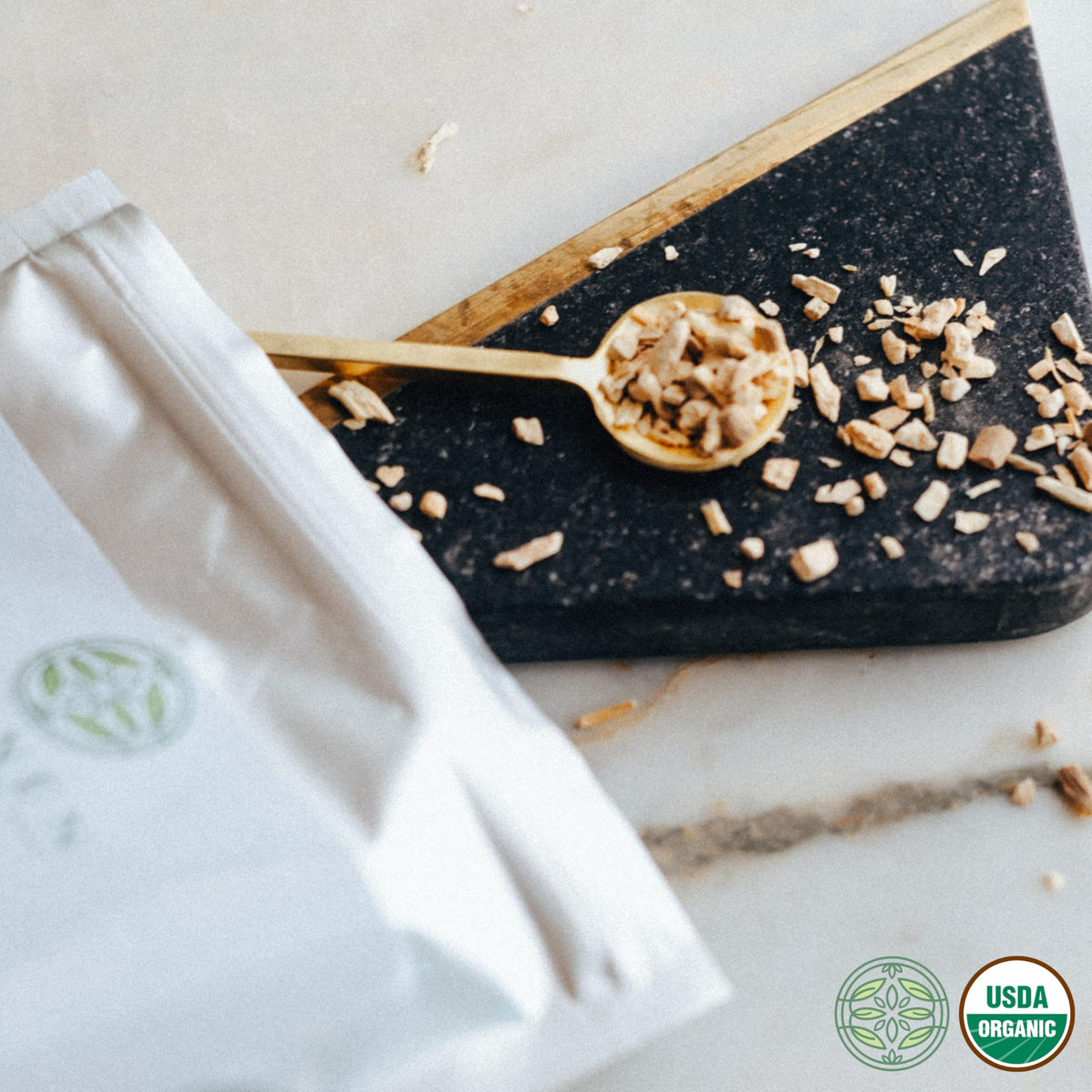 Elanen Naturals Organic Ashwagandha Root 4 oz. (113g), USDA Certified Organic Ashwagandha Root Loose Leaf Tea, Dried Withania somnifera, Cut & Sifted Elanen NaturalsBuy Supplements Australia