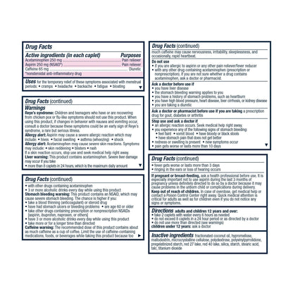 Pamprin Maximum Strength Max Formula, with Acetaminophen, Menstrual Period Symptoms Relief PamprinBuy Supplements Australia