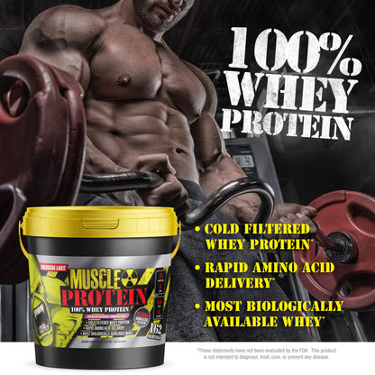 COLOSSAL LABS Muscle Protein Whey Powder [12 lbs/Pack of 1]-Strawberry Protein COLOSSAL LABSBuy Supplements Australia