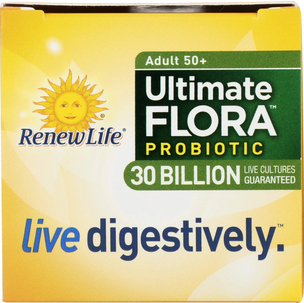Renew Life Probiotic Adult 50 Plus Probiotic Capsules, Daily Supplement Supports Urinary, Digestive and Immune Health, L. Rhamnosus GG, Dairy, Soy and gluten-free, 30 Billion CFU, 30 Count Renew LifeBuy Supplements Australia