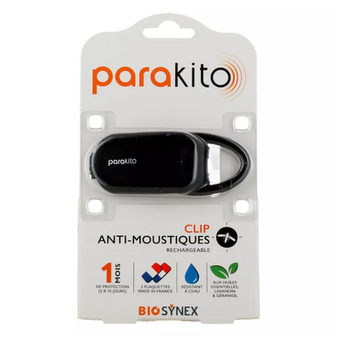 Parakito rechargeable mosquito repellent clip