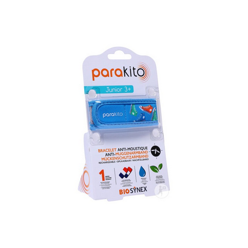 Parakito rechargeable mosquito repellent kid bracelet with "sneakers" patterns