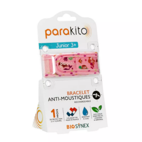 Parakito rechargeable mosquito repellent kid bracelet with "mermaid" patterns