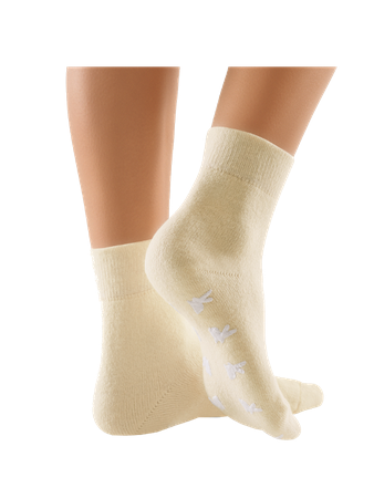 White angora wool socks by ClimaCare