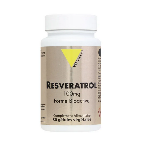 Resveratrol 100 mg 60 gélules VIT'ALL+